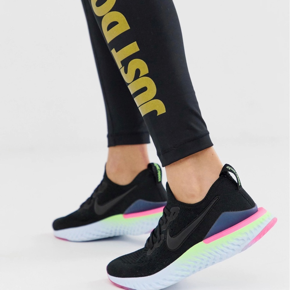 Nike Running Epic React Flyknit 2 In Multi. Worn … - image 1